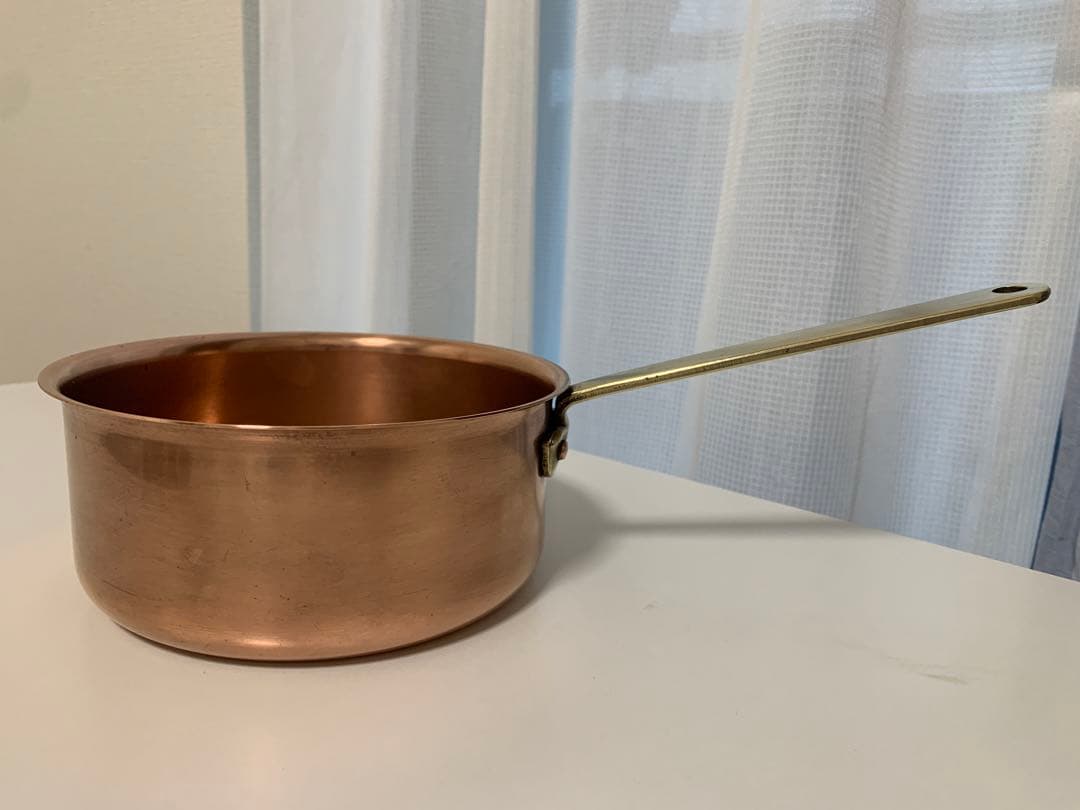 銅製 内径16.5cm片手鍋　イギリス製　アンティーク