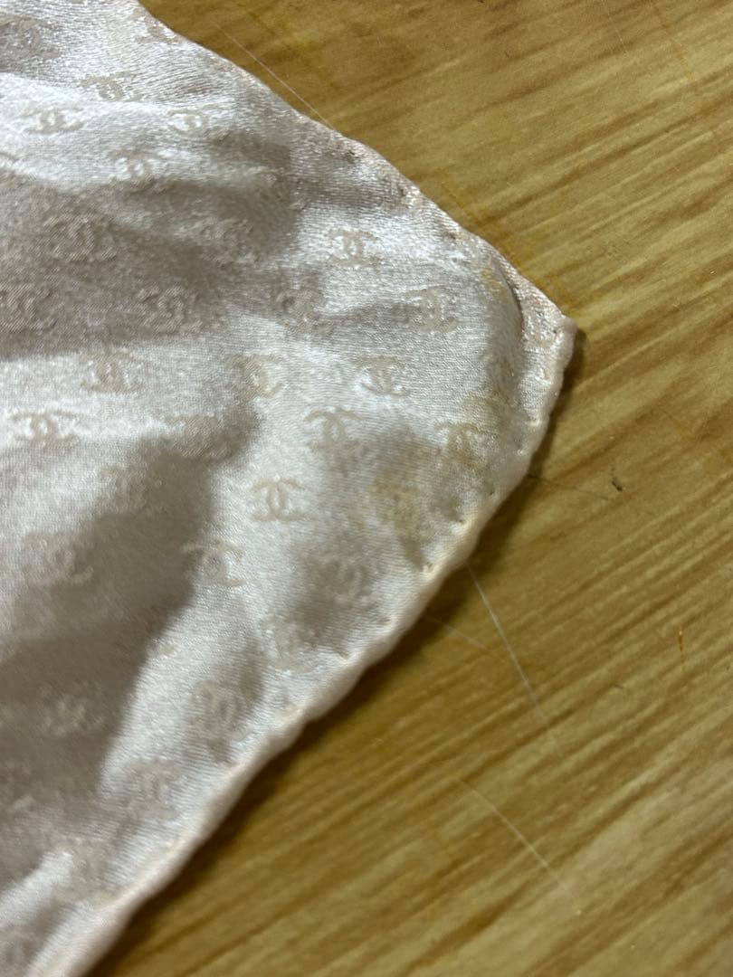 7d45 シャネル シルク 絹 スカーフ 大判