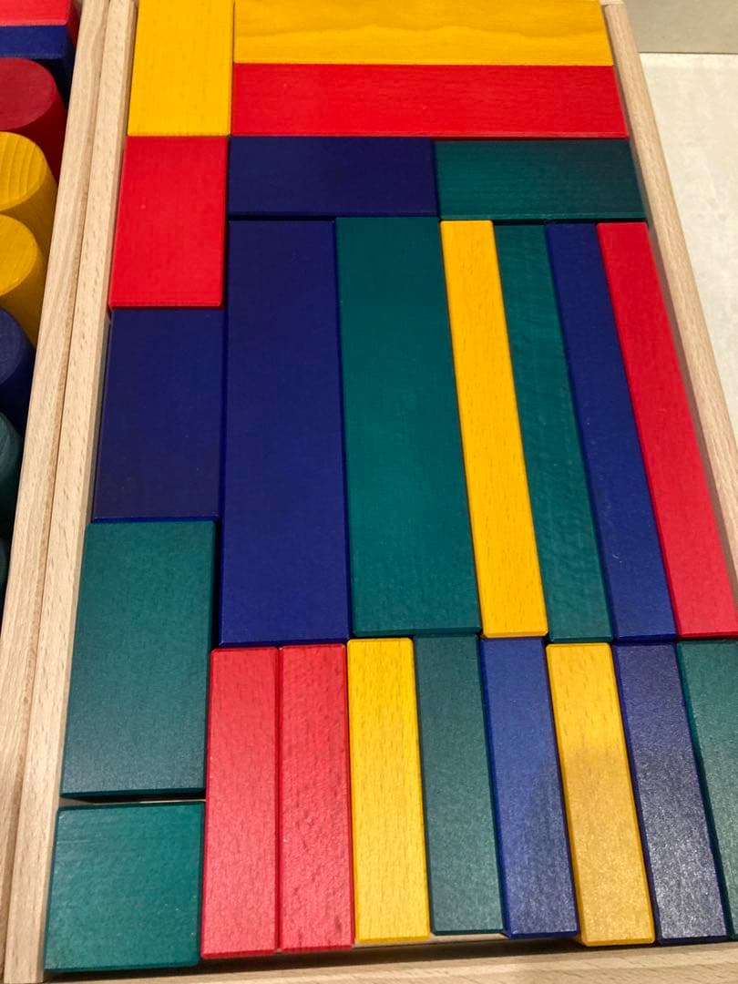 超美品　伸芽会 教材つみきTSUMIKI 木製ブロック