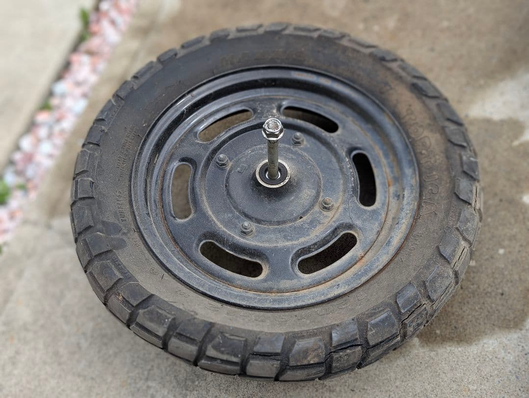 ホンダ　エイプ　タイヤ・ホイールセット　ジャンク