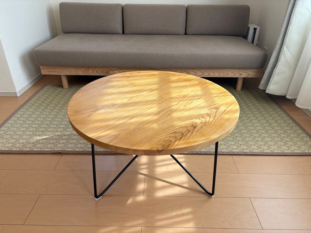 LIFE FURNITURE TH ASH LOW TABLE 円形テーブル