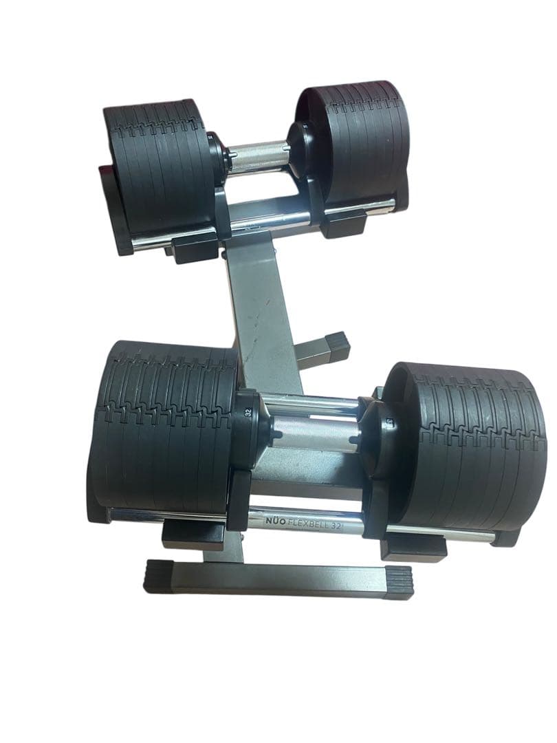 ざわ【良品】NUO フレックスベル　32キロ2個、スタンド1/4梱包その②