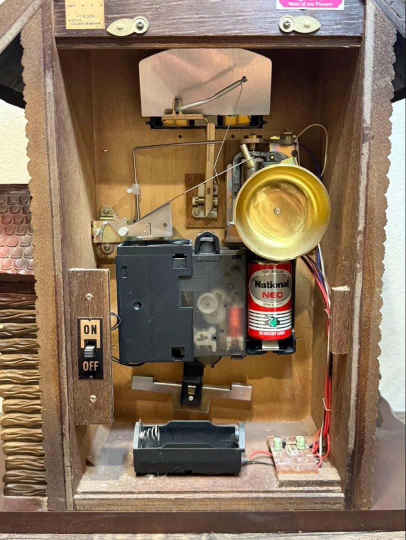 本日限定値下げ【送料込み】リズム時計工業　置き時計 からくり時計 花のワルツ