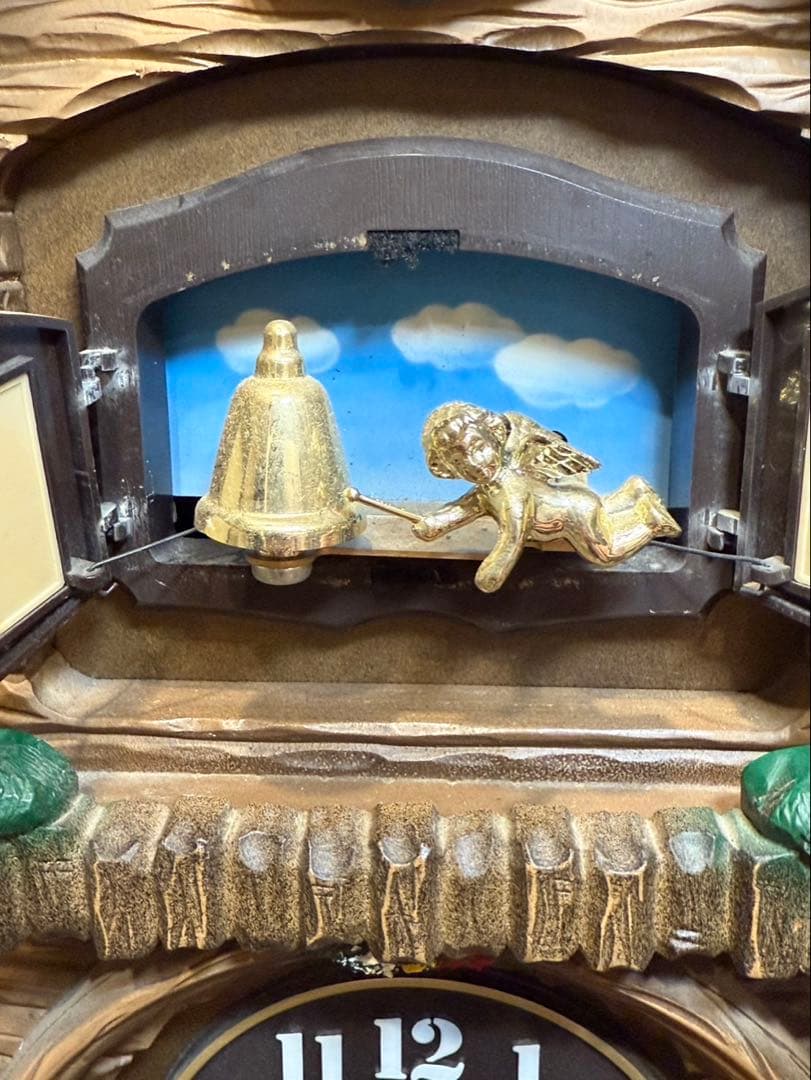 本日限定値下げ【送料込み】リズム時計工業　置き時計 からくり時計 花のワルツ