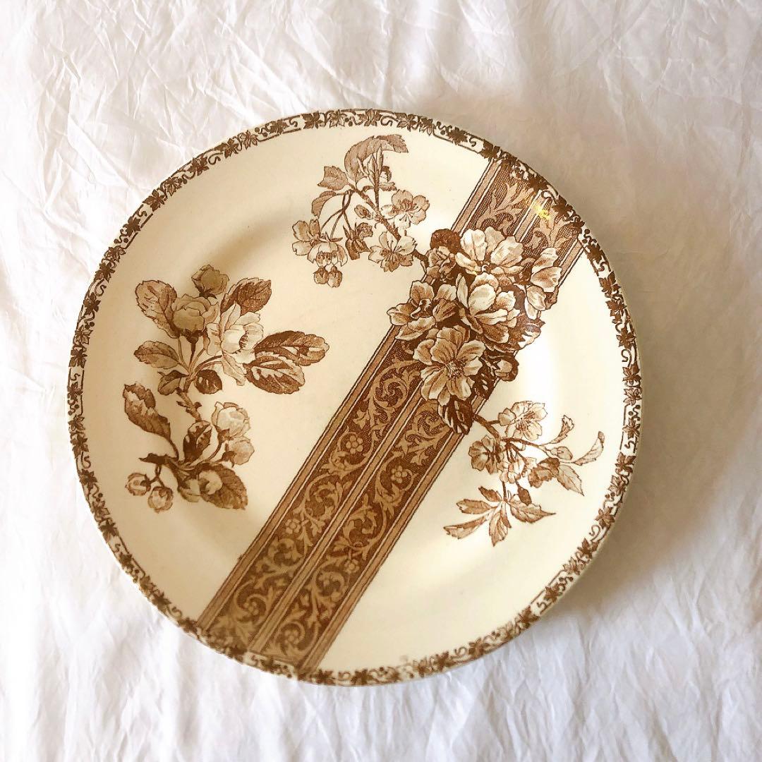 グランデポ　エミールブルジョワ　ディナープレート B フランスアンティーク食器