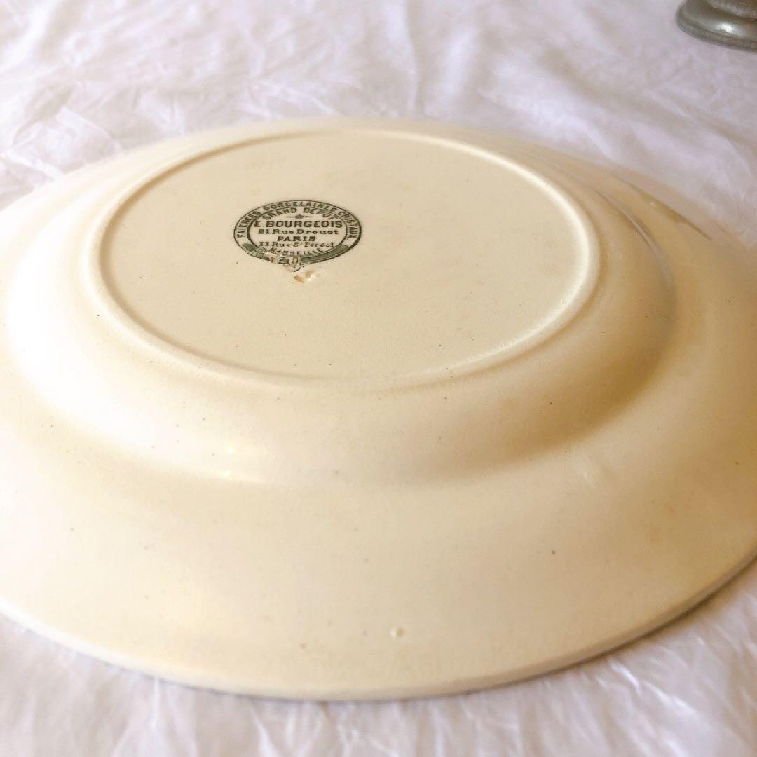グランデポ　エミールブルジョワ　ディナープレート B フランスアンティーク食器