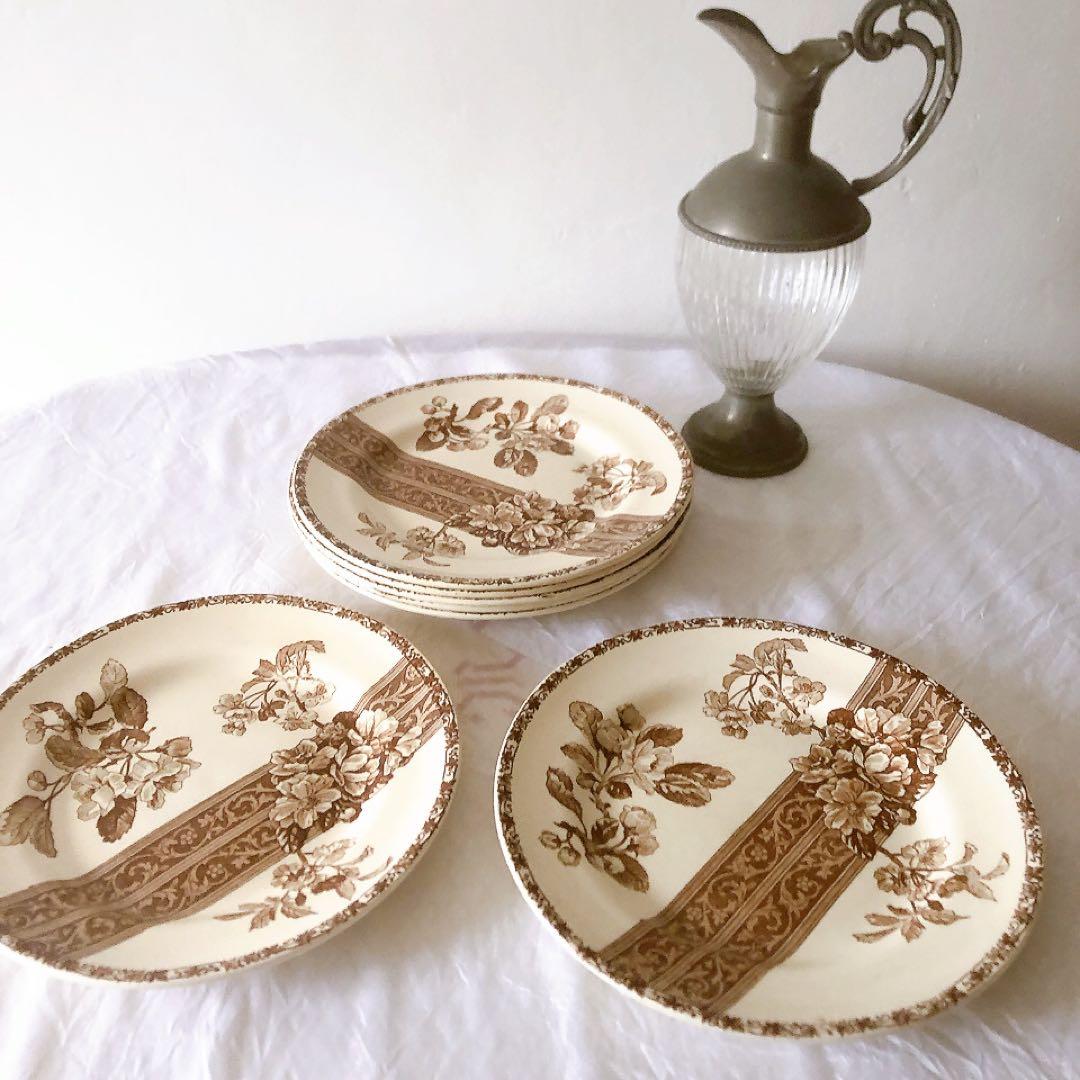 グランデポ　エミールブルジョワ　ディナープレート B フランスアンティーク食器