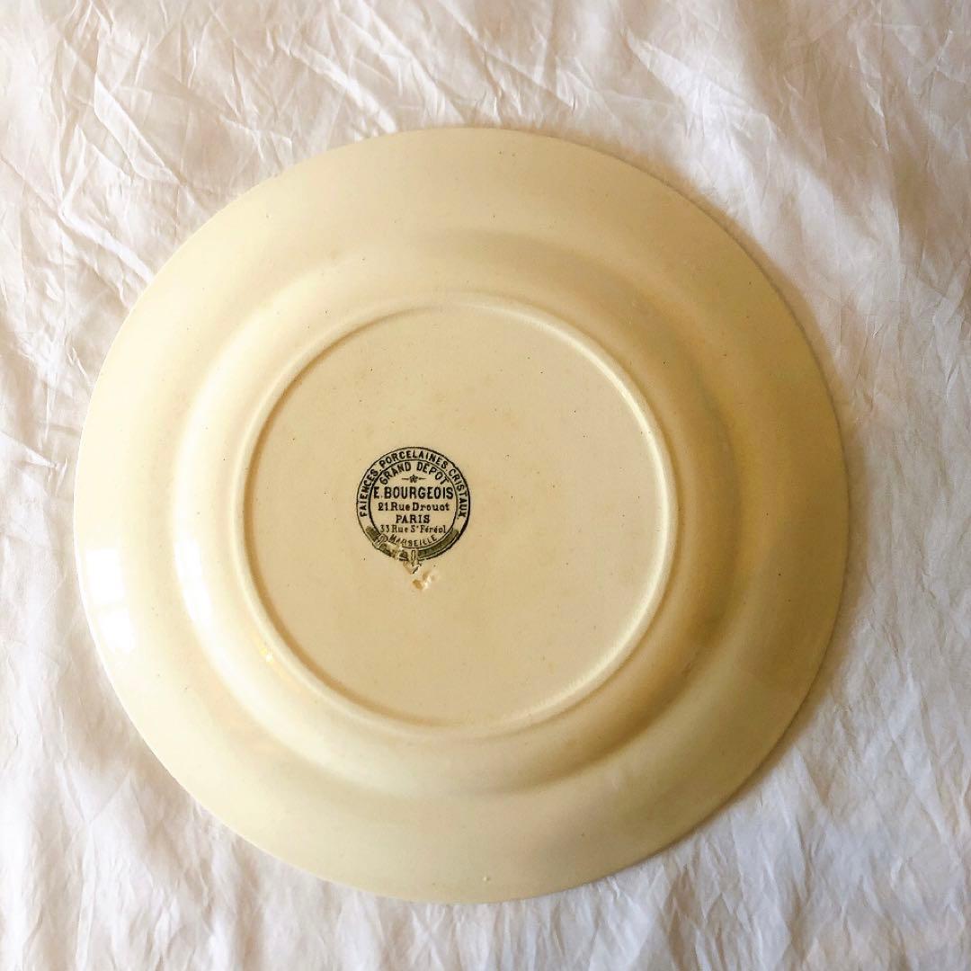 グランデポ　エミールブルジョワ　ディナープレート B フランスアンティーク食器
