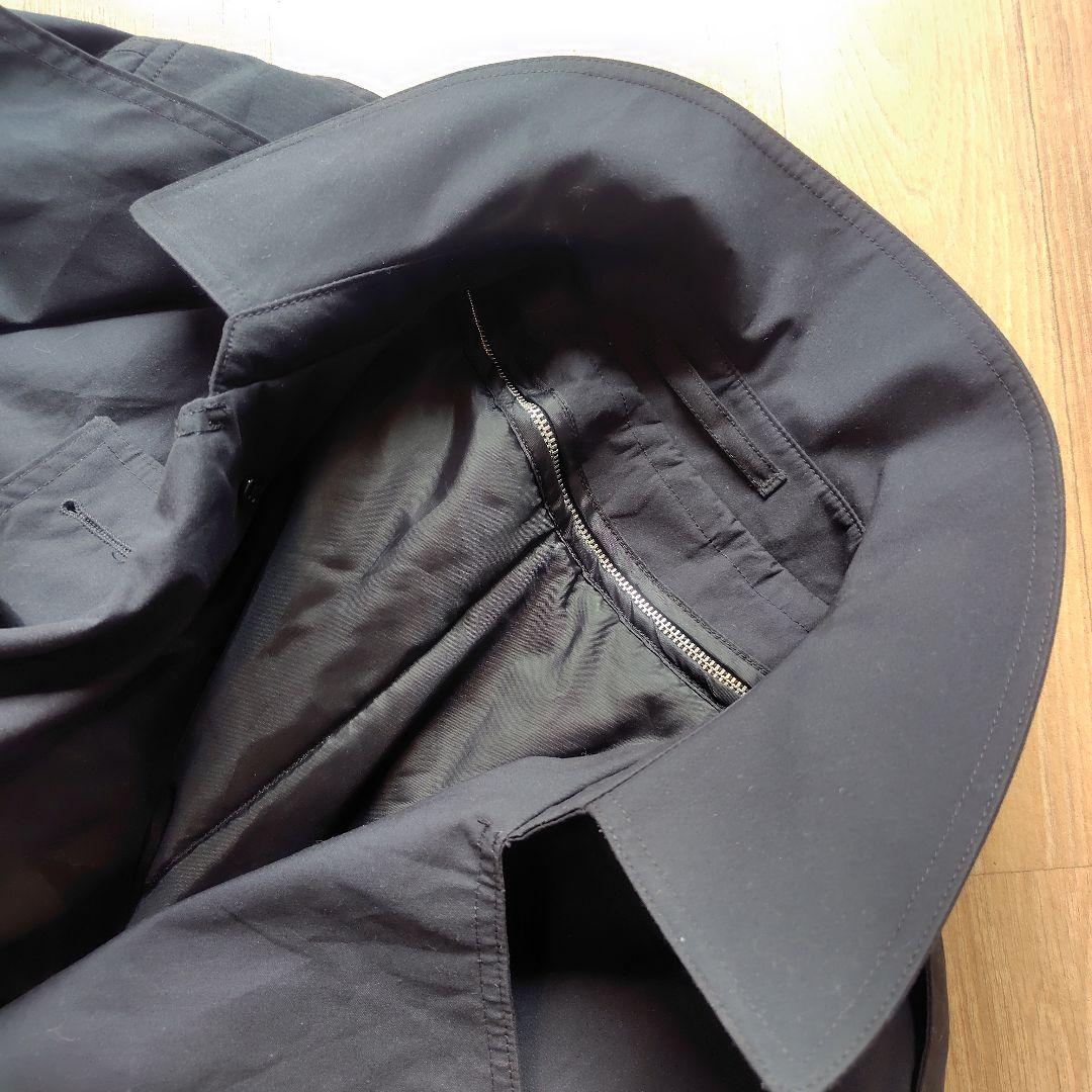 デッドストック 44R 米軍 実物 USN ブラックトレンチコート 02207