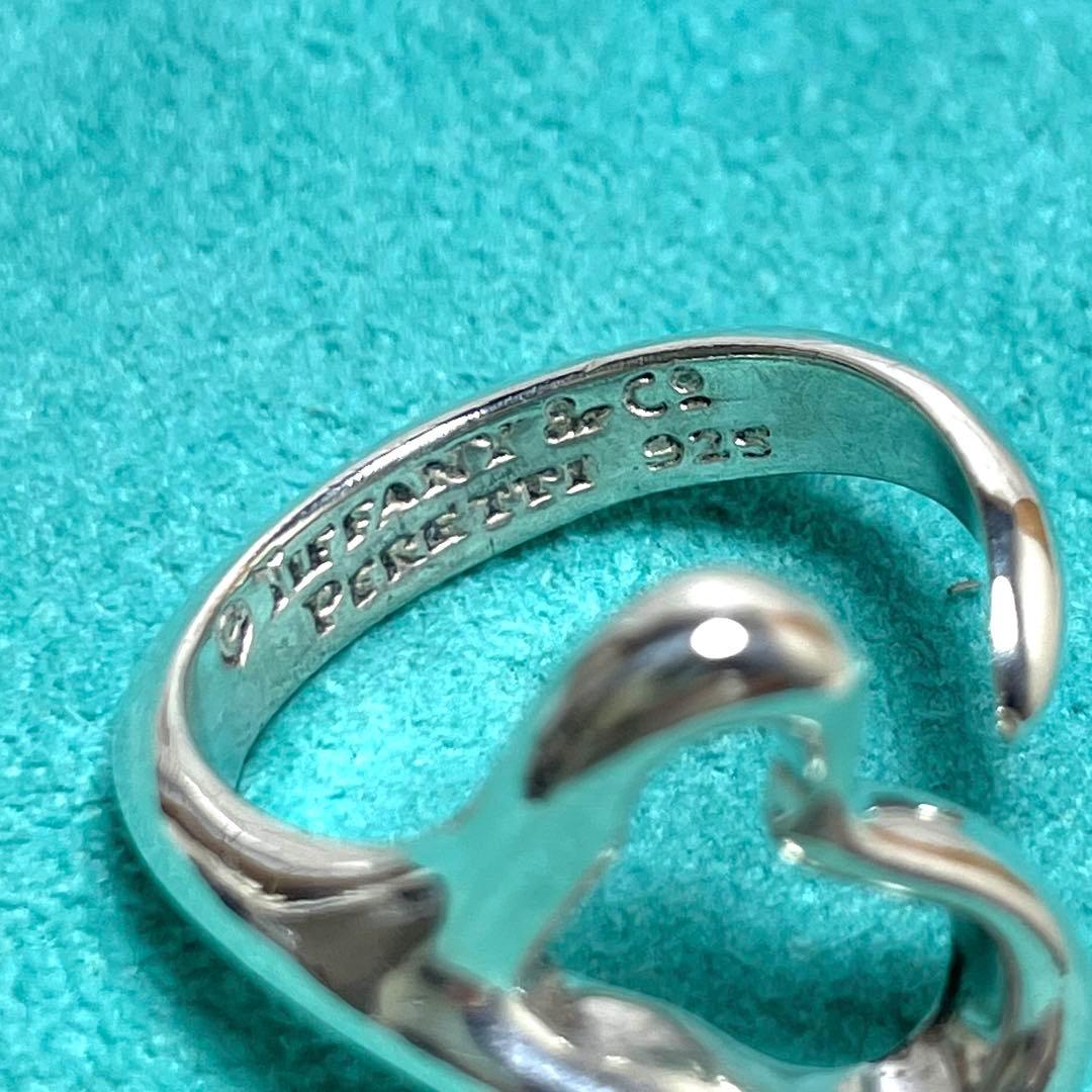 TIFFANY&Co.ティファニー　オープンハートリング　10号