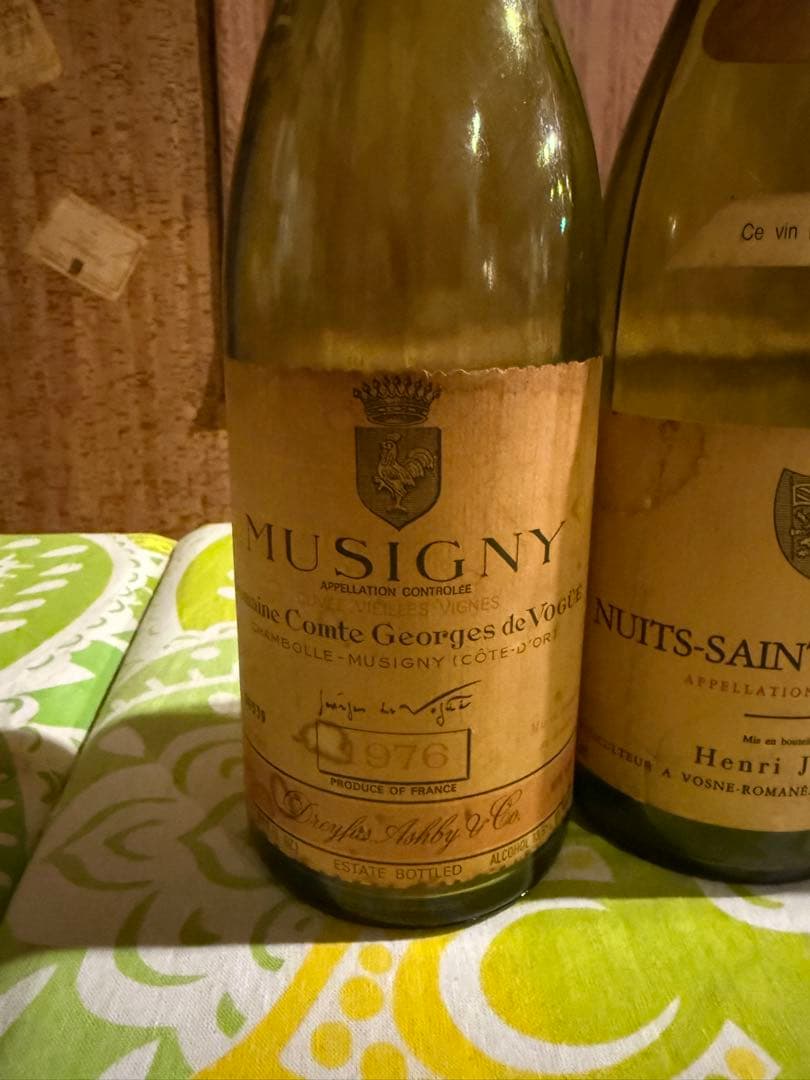 フランス　ブルゴーニュ　最高級ワイン 空瓶