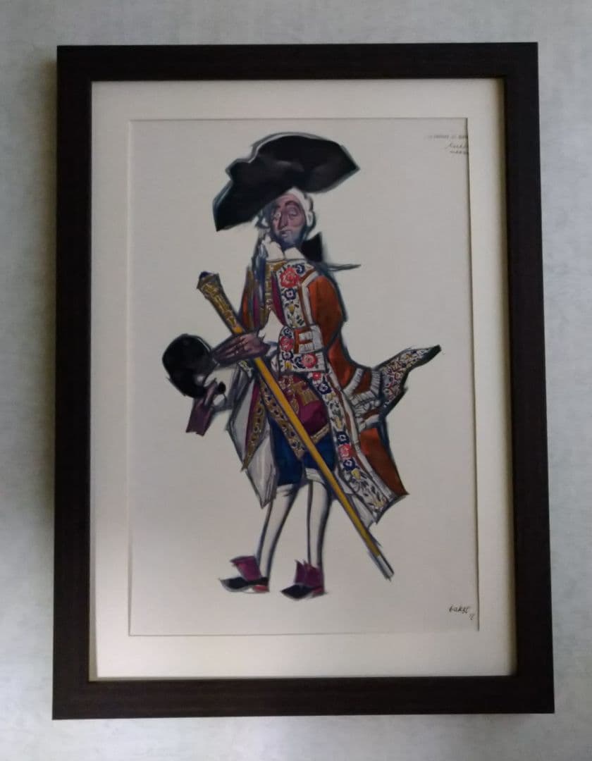 1919年制作のポショワール版画 アンティーク