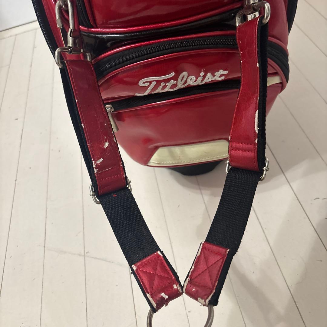 Titleist 赤　キャディバッグ　限定モデル