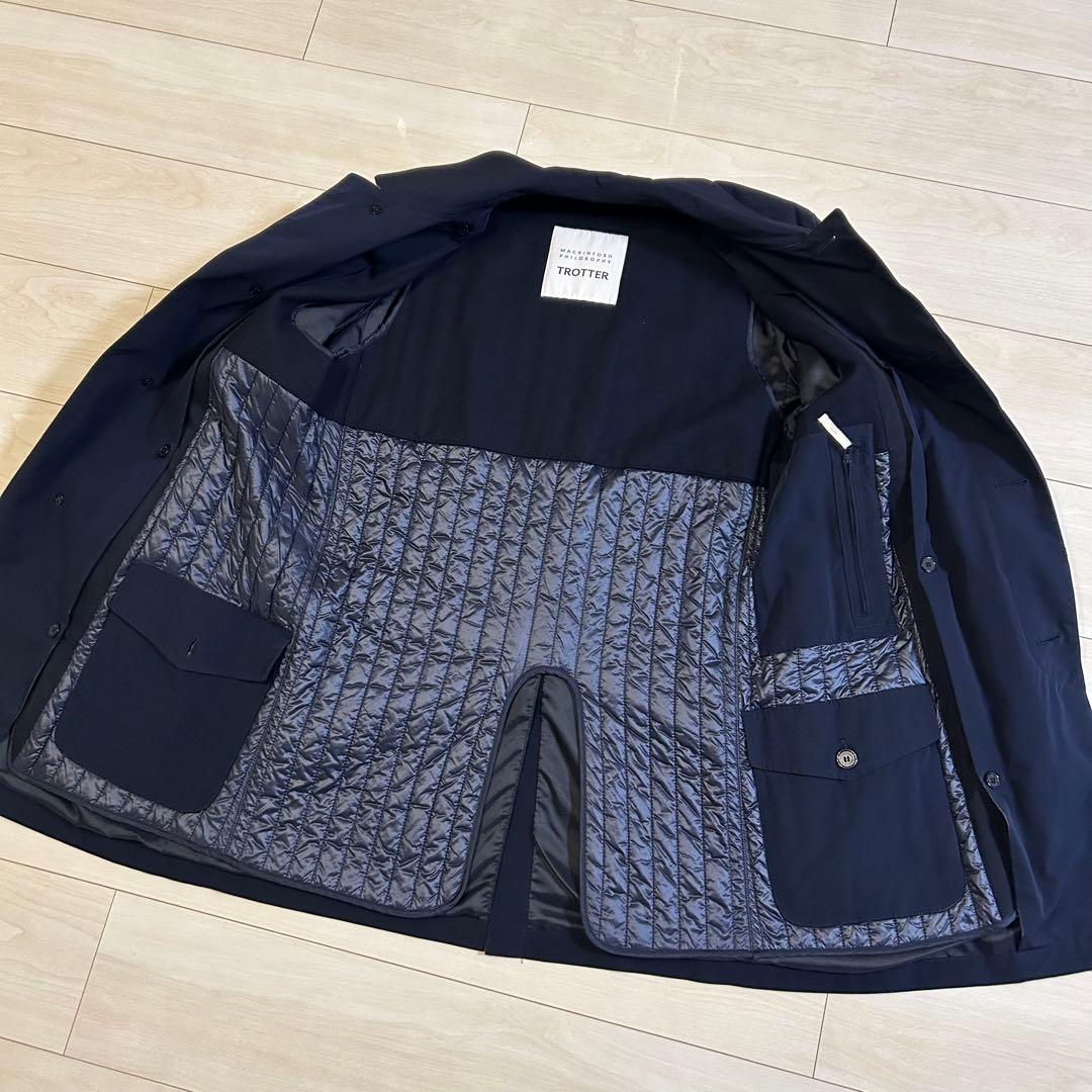 マッキントッシュフィロソフィー TROTTER ステンカラーコート ライナー付