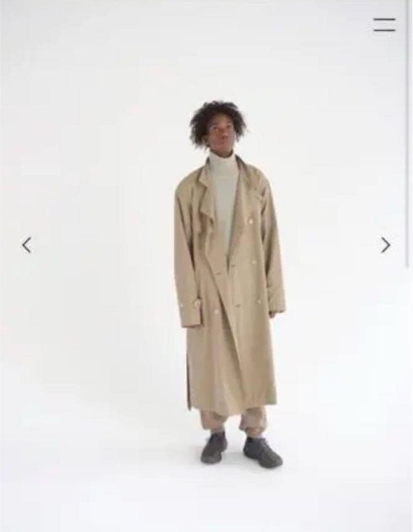 オーラリー　auralee 20aw トレンチコート