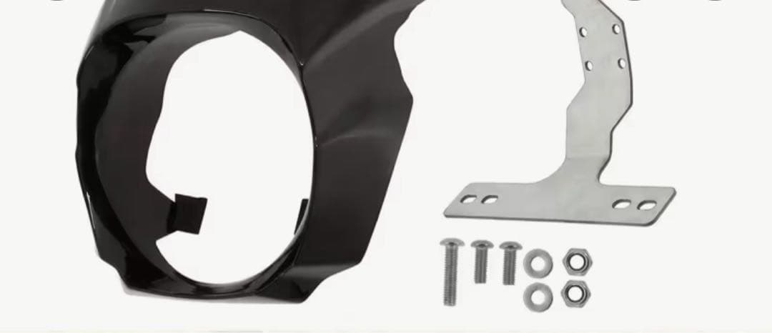 ふ　ビキニカウル　ヘッドライトカウル マットブラック