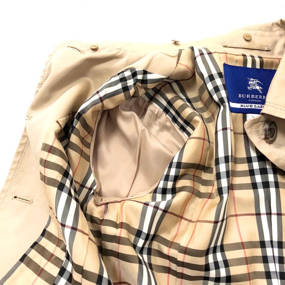 【極美品✨️BURBERRY】 ノバチェック フォックスファー トレンチコート