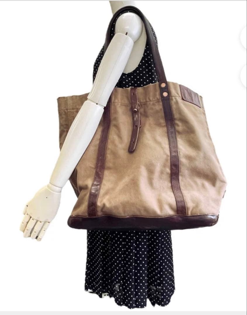 RRL ダブルアールエル キャンバスレザー トートバッグ s2w8 ネペンテス