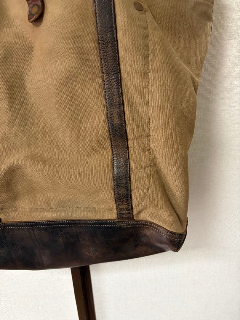 RRL ダブルアールエル キャンバスレザー トートバッグ s2w8 ネペンテス
