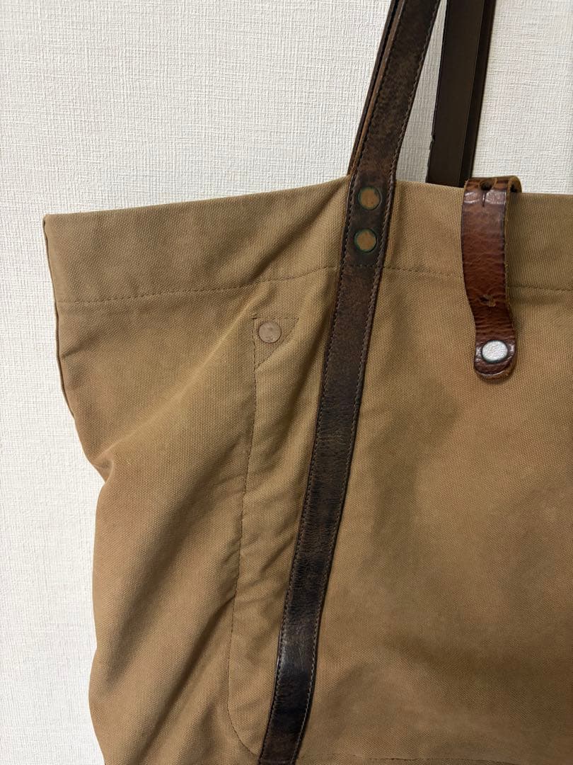 RRL ダブルアールエル キャンバスレザー トートバッグ s2w8 ネペンテス