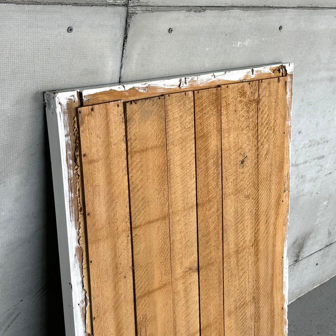 ★70s★アンティーク　 ウッドフレーム 大型 姿見ミラー 壁掛け鏡 シャビー