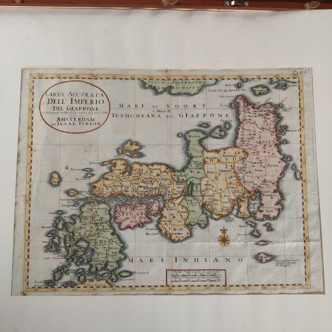 ①、古版　日本地図　コレクター向き