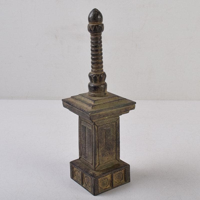 仏教美術　元徳三年　青銅製　御寶塔　仏塔　V　R9096