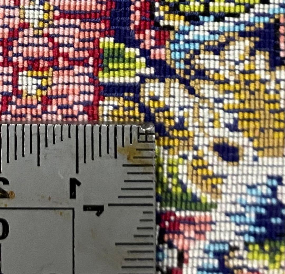 最高級希少作 ペルシャ絨毯 イラン クム産シルク100% 手編み　289万ノット