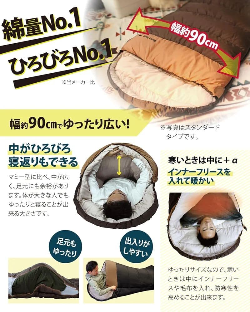 Bear Rock 寝袋 FX-503w