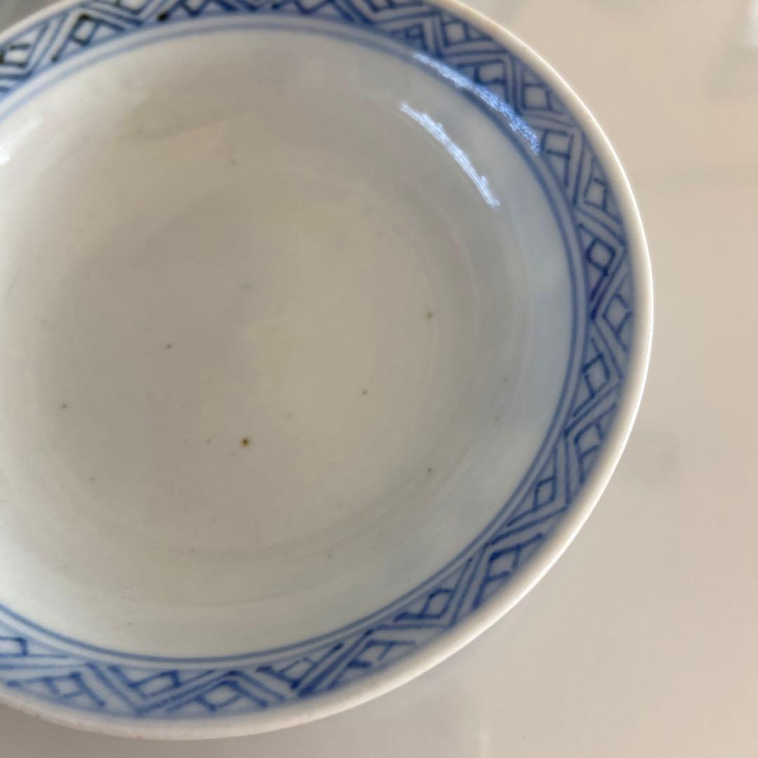 アンティーク　伊万里焼　蓋付き茶碗　5客