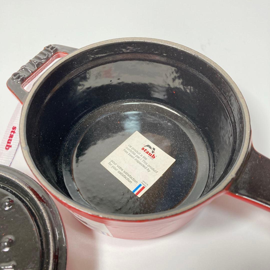希少 未使用 STAUB ストウブ スモールソースパン 10cm チェリー