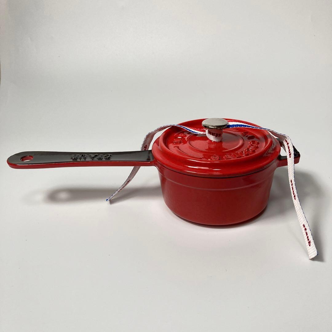 希少 未使用 STAUB ストウブ スモールソースパン 10cm チェリー