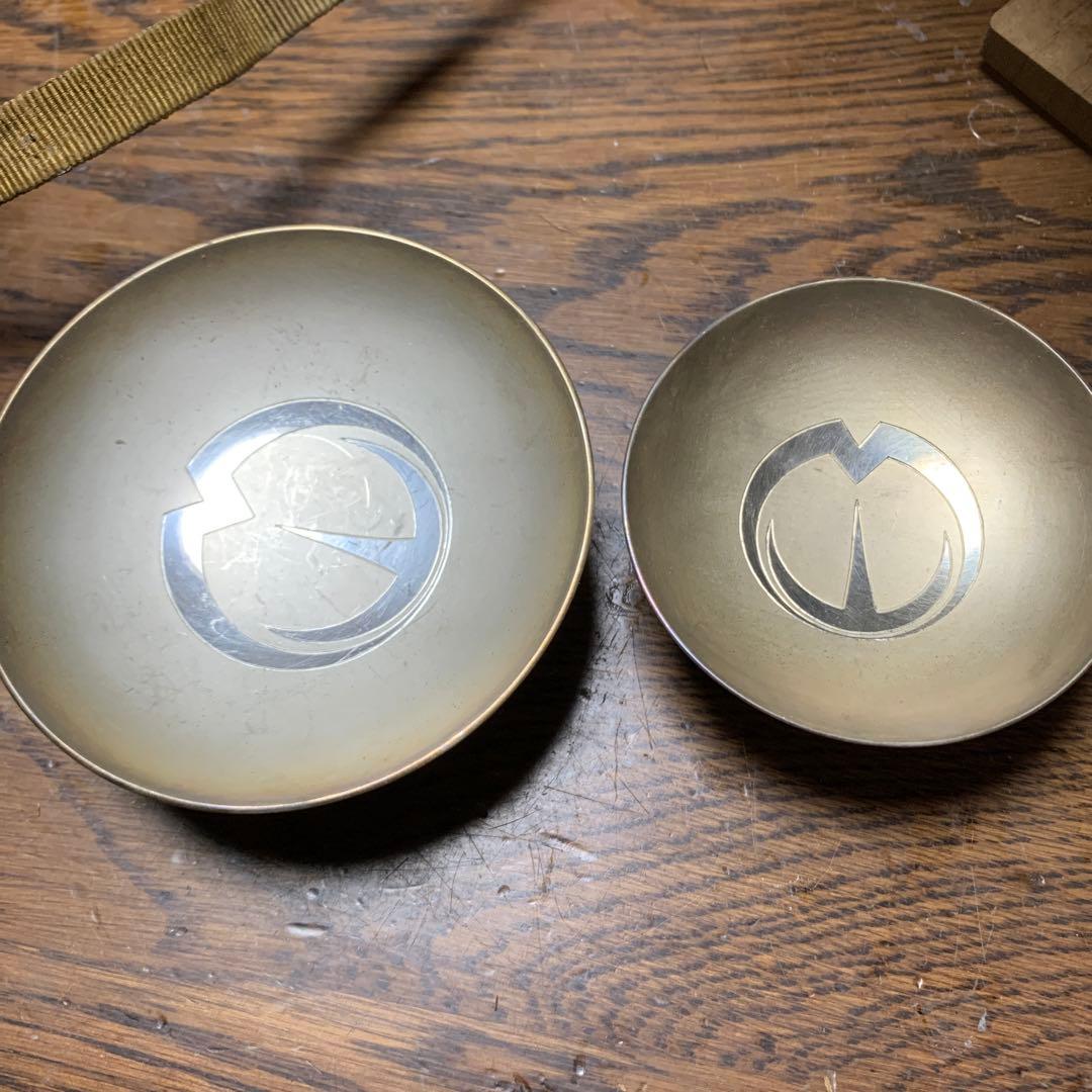 嵐山電車軌道株式會社とあります　鉄道関係の酒盃みたいですね