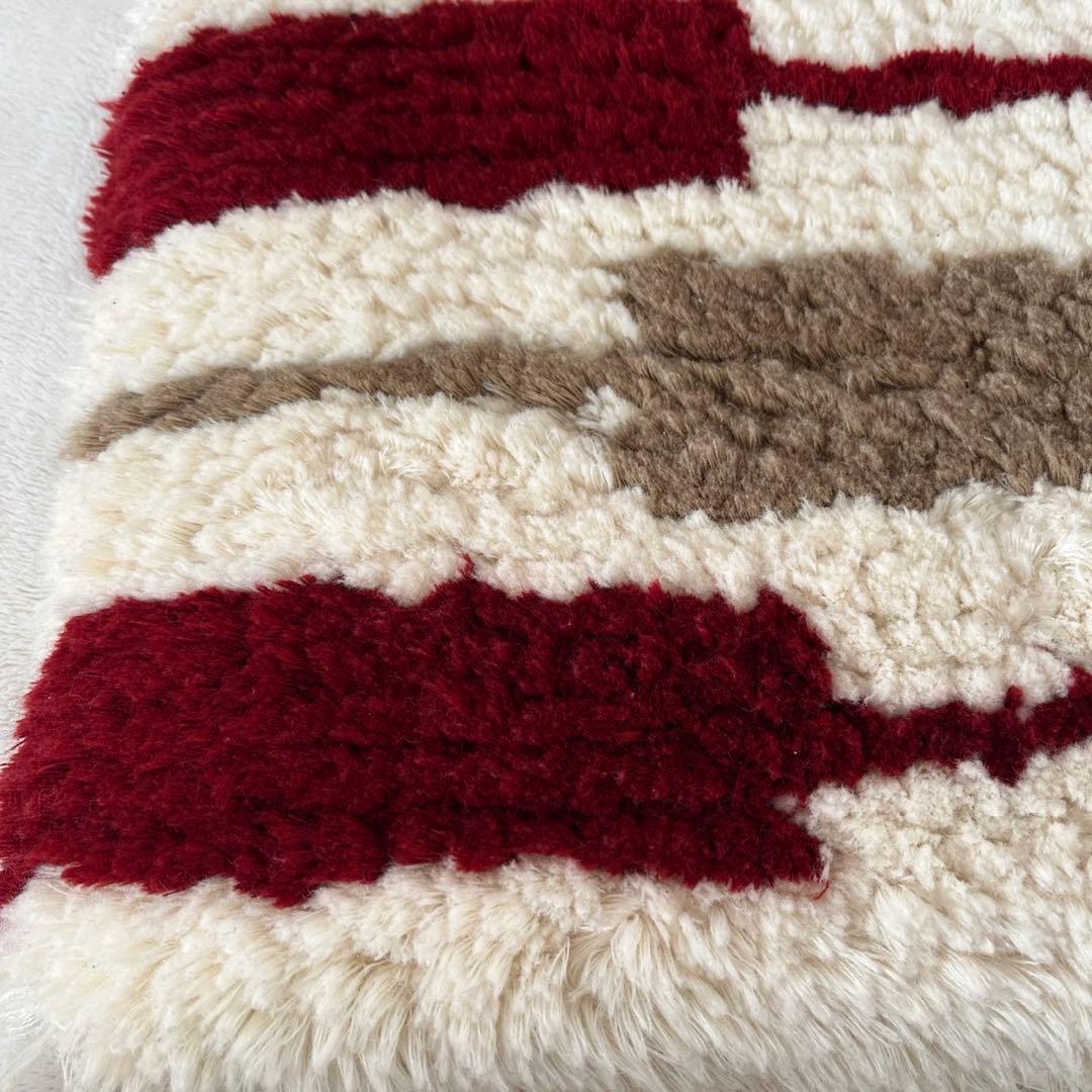 【倉敷本染手織研究所】ノッティング織ウール椅子敷き