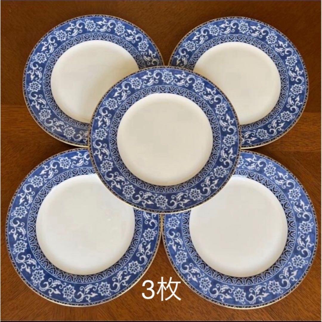 【黒壺美品】英国製　ウェッジウッド★ボカラ★デザート皿　3枚