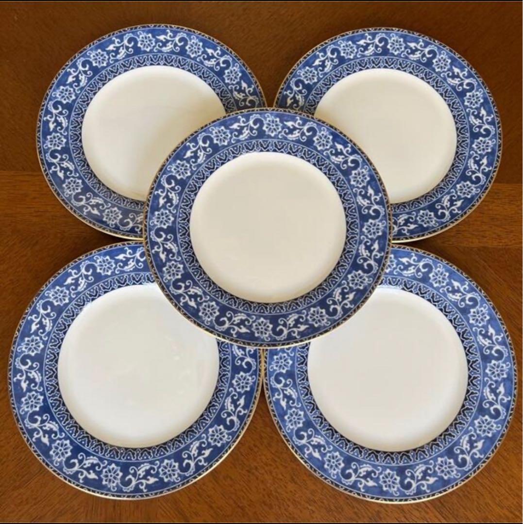 【黒壺美品】英国製　ウェッジウッド★ボカラ★デザート皿　3枚