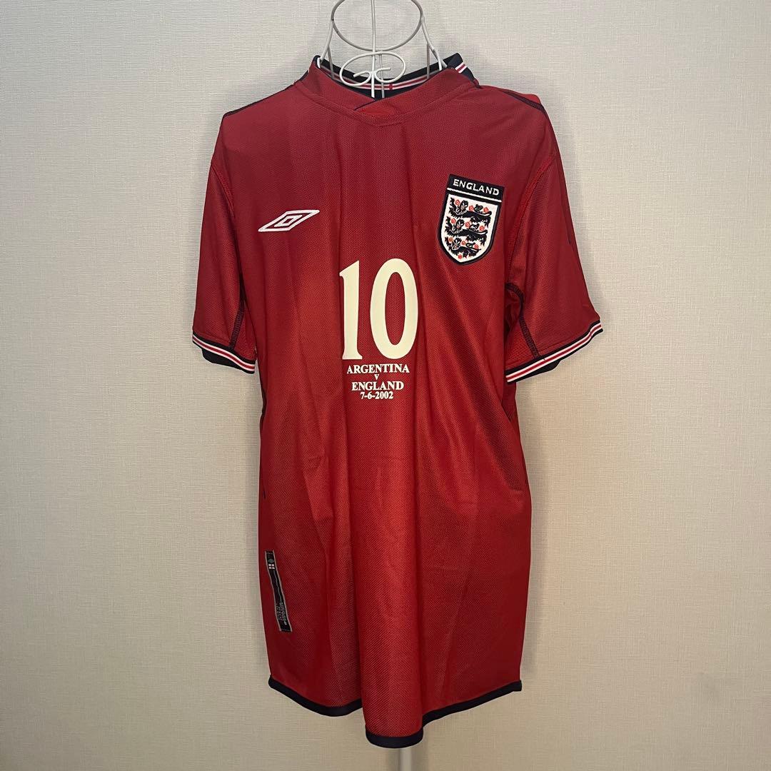 2002 オーウェンawayユニフォーム イングランド代表