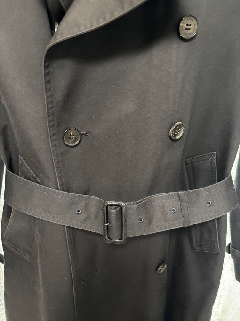 HYKE トレンチコート ネイビー ライナー&保管用カバー付き ※クリーニング済