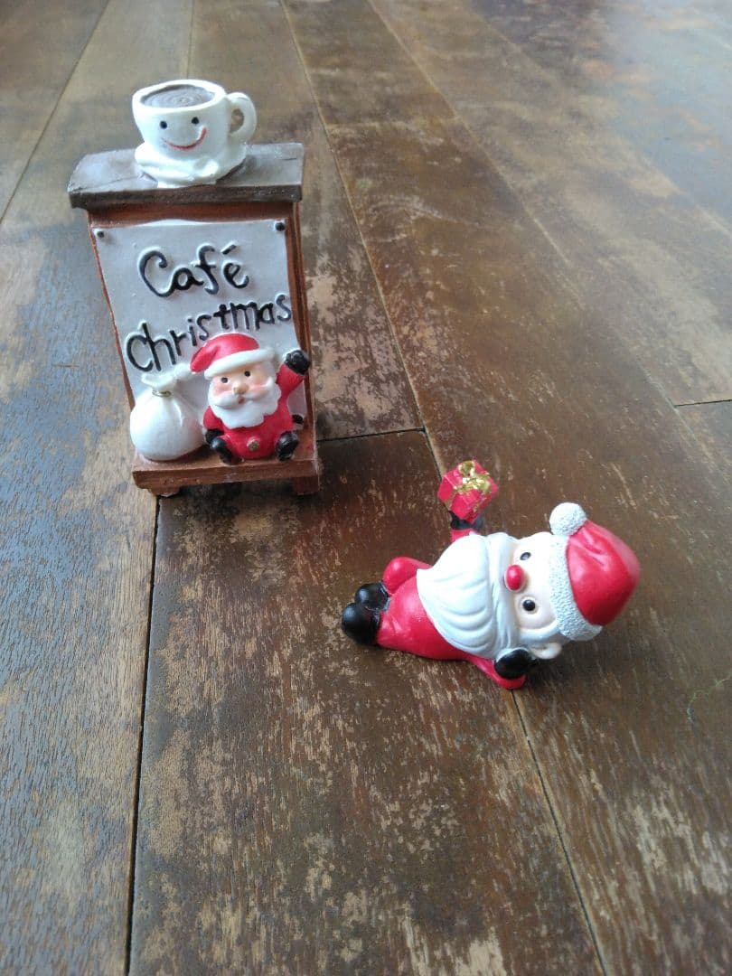 クリスマス飾り　置物　二点セットで　飾り物　インテリア