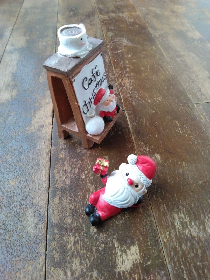 クリスマス飾り　置物　二点セットで　飾り物　インテリア