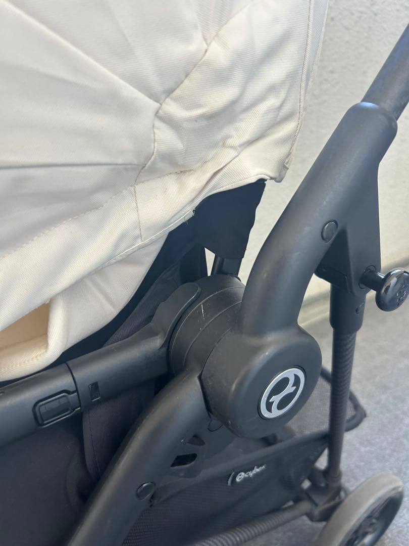 【超美品】送料込！サイベックスメリオ 伊勢丹限定ホワイトレインカバーなど付属品有