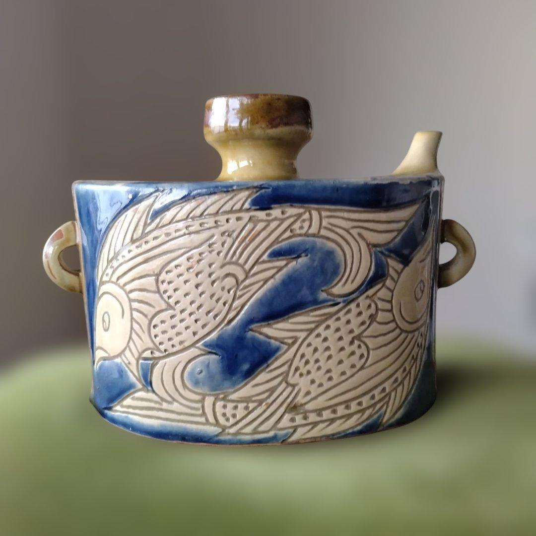 沖縄　壺屋焼 抱瓶