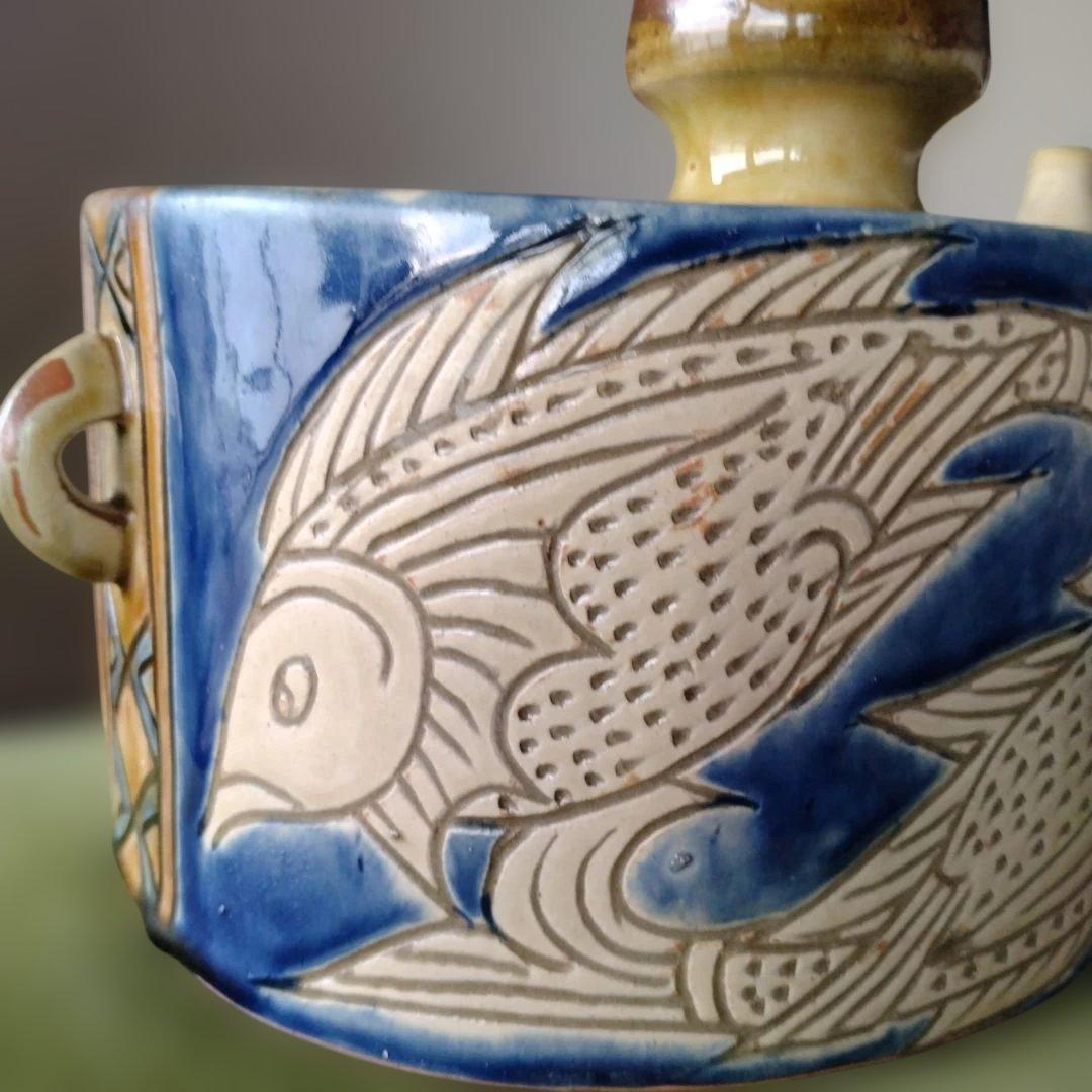 沖縄　壺屋焼 抱瓶