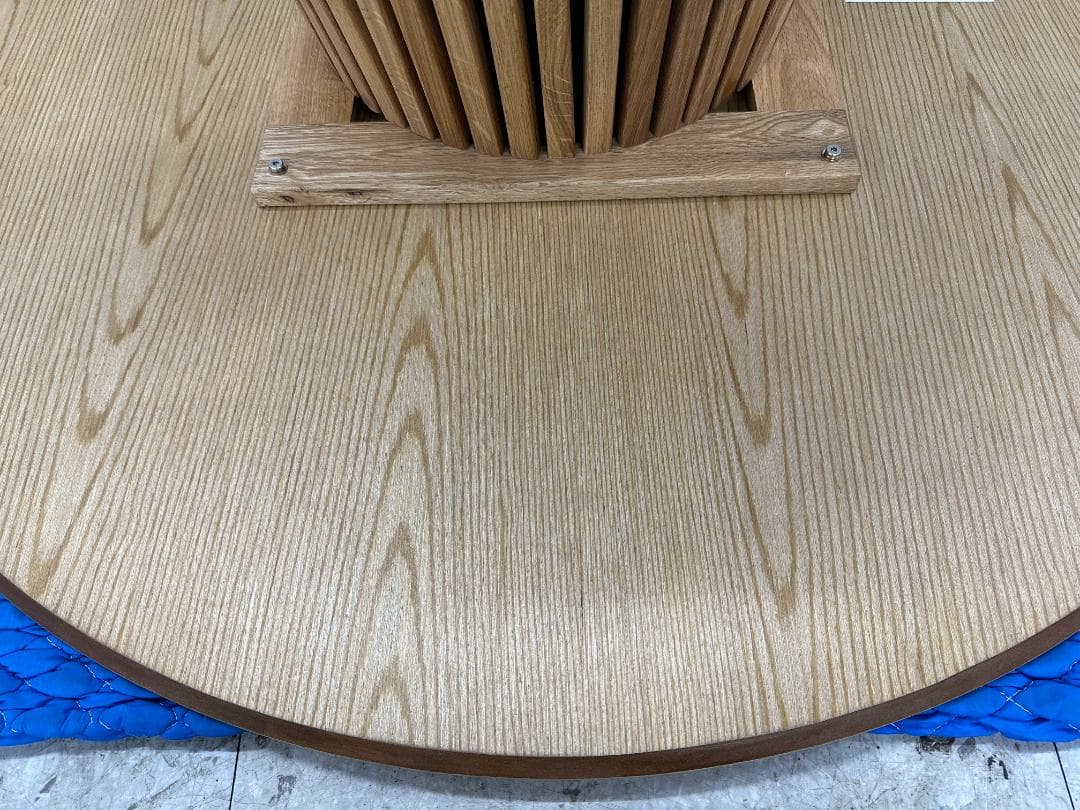 LOWYA　円形ダイニングテーブル　Sakunorb Table120　ブラウン