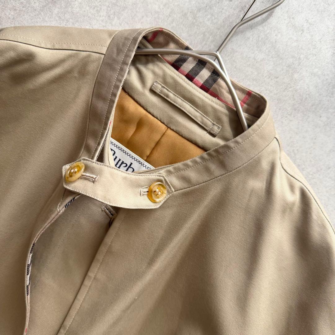 バーバリーズ　トレンチコート　ケープ　2way　ノバチェック　9　ベージュ　比翼