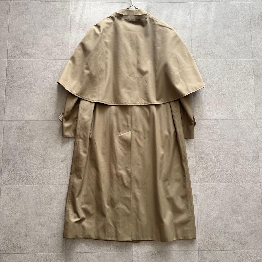 バーバリーズ　トレンチコート　ケープ　2way　ノバチェック　9　ベージュ　比翼