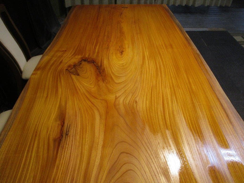 # 779 ■　欅　ケヤキ　テーブル　ローテーブル　ダイニング　座卓　一枚板