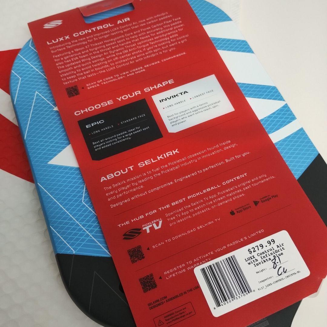 セルカークLUXX Control Air Invikta ピックル パドル