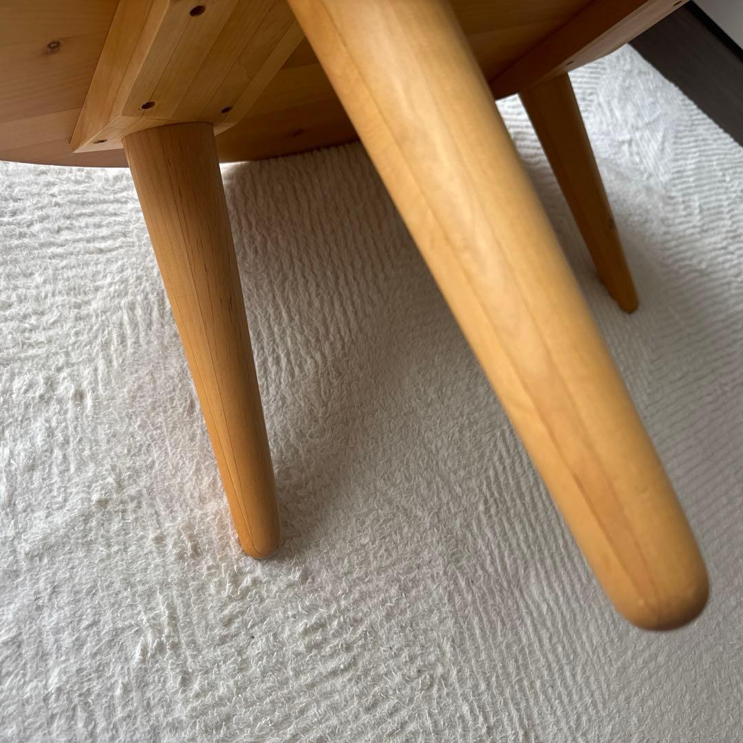 東京インテリア　天然木　ビーンズ　ローテーブル　北欧　unico