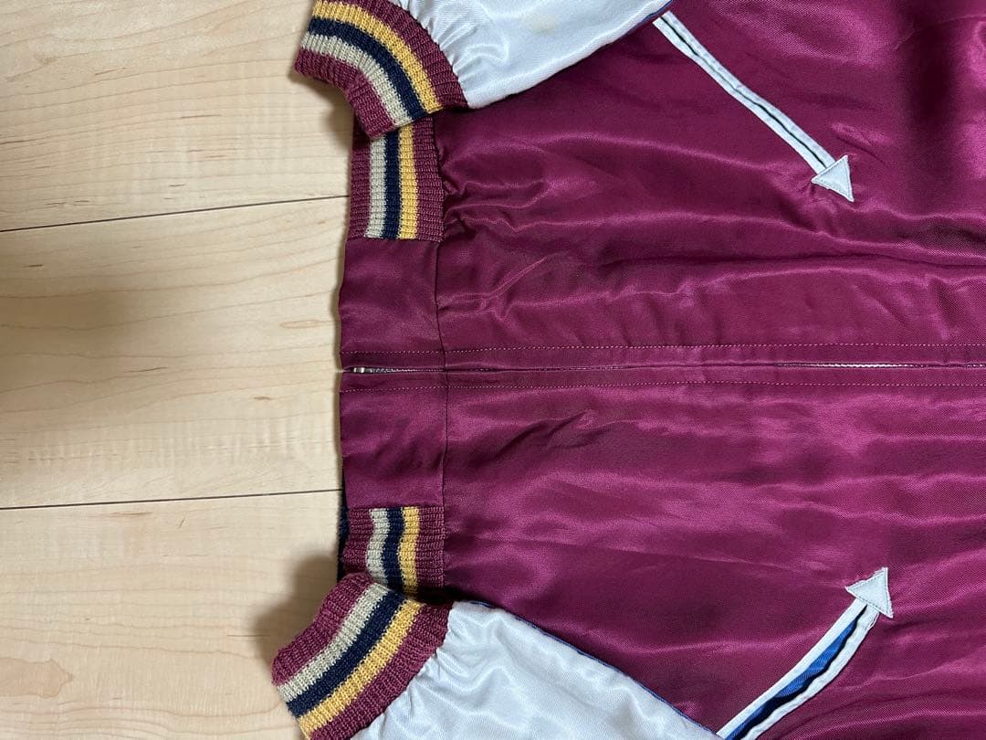 テーラー東洋 スカジャン TT11591 Mサイズ 虎 鷹 リバーシブル